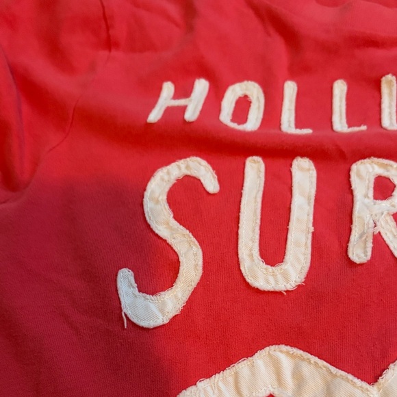 Y2K Vintage Coral Hollister Surfer tee size large - Picture 12 of 14